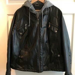 Joujou Faux Leather Jacket
